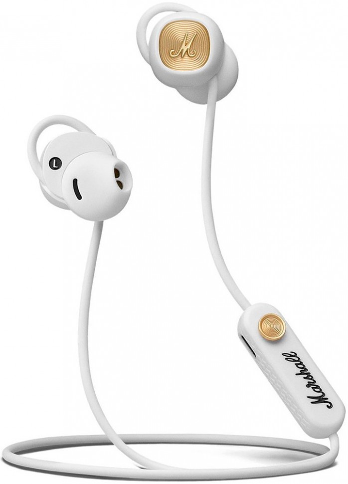 Беспроводные наушники с микрофоном Marshall Minor II White