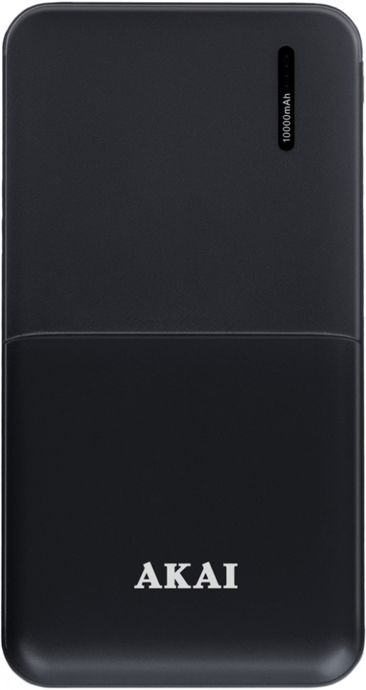 Внешний аккумулятор Akai BE-10001B 10000 mAh Type-C Black Внешний аккумулятор Akai BE-10001B 10000 mAh Type-C Black