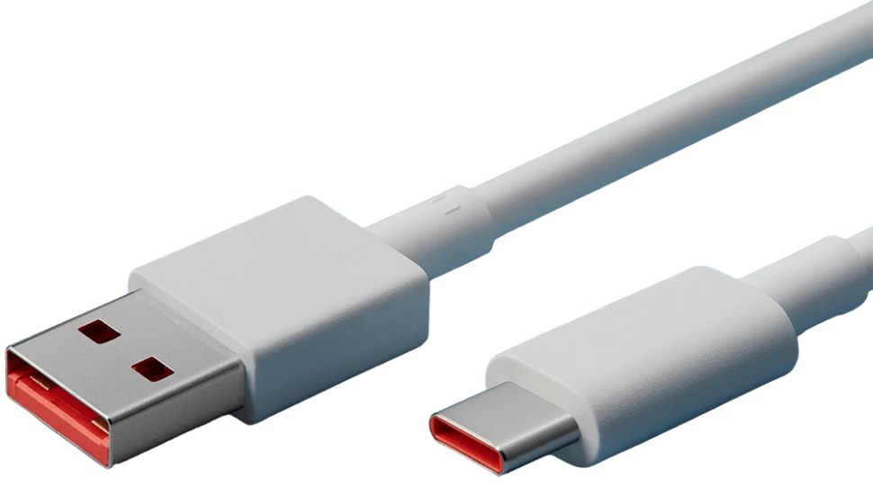 Дата-кабель Xiaomi 6A USB-A-Type-C 1м Белый (BHR6032GL) Дата-кабель Xiaomi 6A USB-A-Type-C 1м Белый (BHR6032GL)