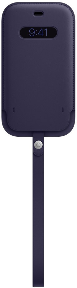 Чехол-конверт Apple iPhone 12/12 Pro MagSafe кожаный темно-фиолетовый (MK0A3ZE/A)