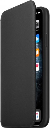 Чехол-книжка Apple iPhone 11 Pro Max MX082ZM/A кожаный Черный
