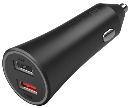 АЗУ Xiaomi Mi 37W Dual Port Car Charger black (GDS4147GL)