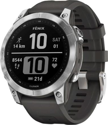 Часы Garmin Fenix 7 Серебристые