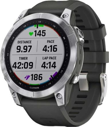 Часы Garmin Fenix 7 Серебристые