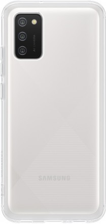 Клип-кейс Samsung Galaxy A02s Soft Clear Cover прозрачный (EF-QA025TTEGRU)