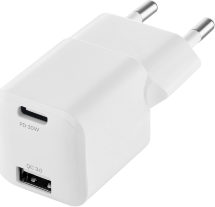 СЗУ uBear Pulse Dual GaN 30W WC13WHPD30QC18-AC Белое