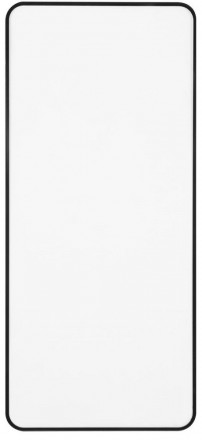 Стекло защитное RedLine Oppo A74 черная рамка