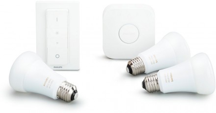 Комплект умного света Philips Hue Starter Kit E27 цветной