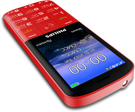 Мобильный телефон Philips Xenium E227 Dual sim Красный