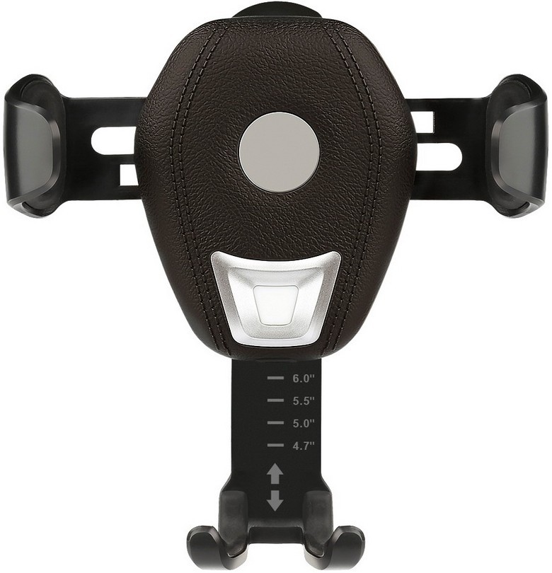 Держатель автомобильный Smartbuy с беспроводной Qi зарядкой с креплением на воздуховод Black Держатель автомобильный Smartbuy с беспроводной Qi зарядкой с креплением на воздуховод Black