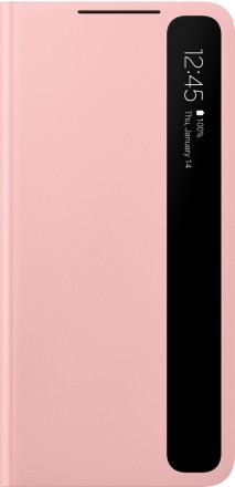 Чехол-книжка Samsung Galaxy S21 Plus Smart Clear View Cover Pink (EF-ZG996CPEGRU)