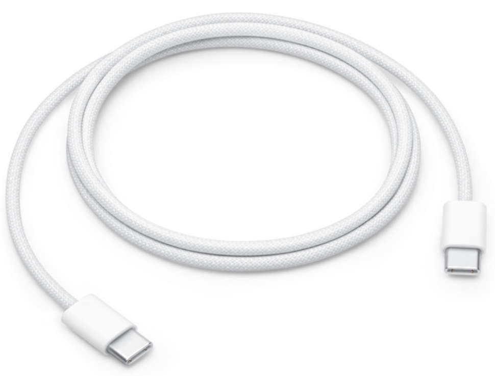 Дата-кабель Apple USB-С 60W 1м Белый (MQKJ3AM/A) Дата-кабель Apple USB-С 60W 1м Белый (MQKJ3AM/A)