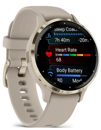Часы Garmin Venu 3s Бежевые