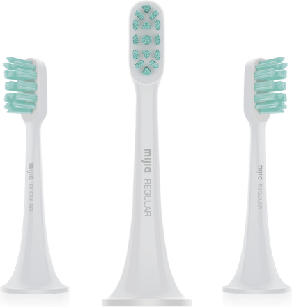 Насадка для электрической зубной щетки Xiaomi Mi Electric Toothbrush Head standard Light Grey 3шт