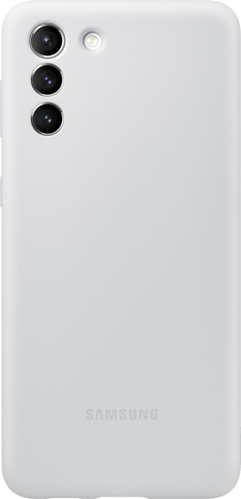 Клип-кейс Samsung Galaxy S21 Plus Silicone Cover Light Grey (EF-PG996TJEGRU)