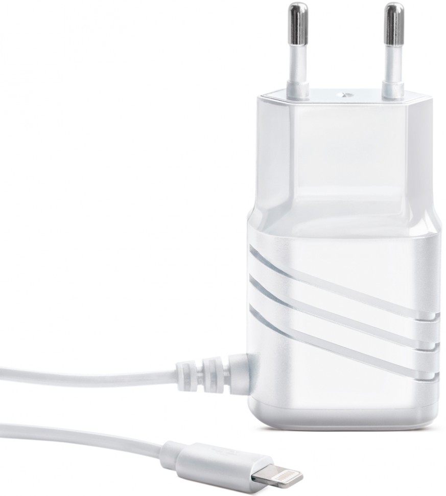 СЗУ Code TCH-8P1 со встроенным кабелем Lightning 1A White СЗУ Code TCH-8P1 со встроенным кабелем Lightning 1A White