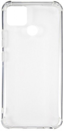Клип-кейс RedLine Realme C25s противоударный с усиленными углами прозрачный