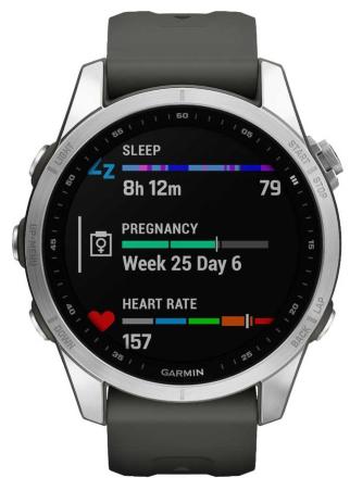 Часы Garmin Fenix 7S Серебристые