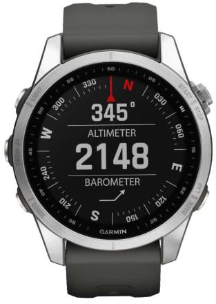 Часы Garmin Fenix 7S Серебристые