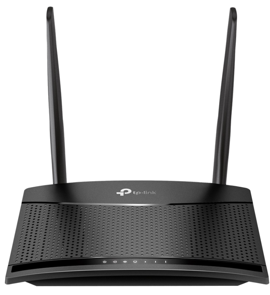 Роутер TP-Link TL-MR100 4G LTE (N300) Черный Роутер TP-Link TL-MR100 4G LTE (N300) Черный