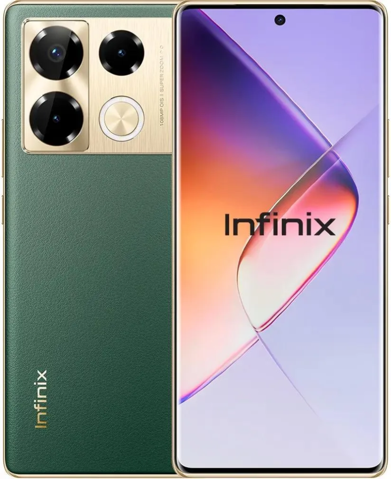 Смартфон Infinix NOTE 40 Pro 12/256 Гб Зеленый Смартфон Infinix NOTE 40 Pro 12/256 Гб Зеленый