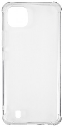 Клип-кейс RedLine Realme С11 2021 противоударный с усиленными углами прозрачный
