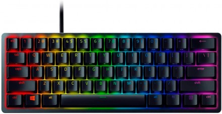 Клавиатура Razer Huntsman Mini Purple Switch проводная игровая Black