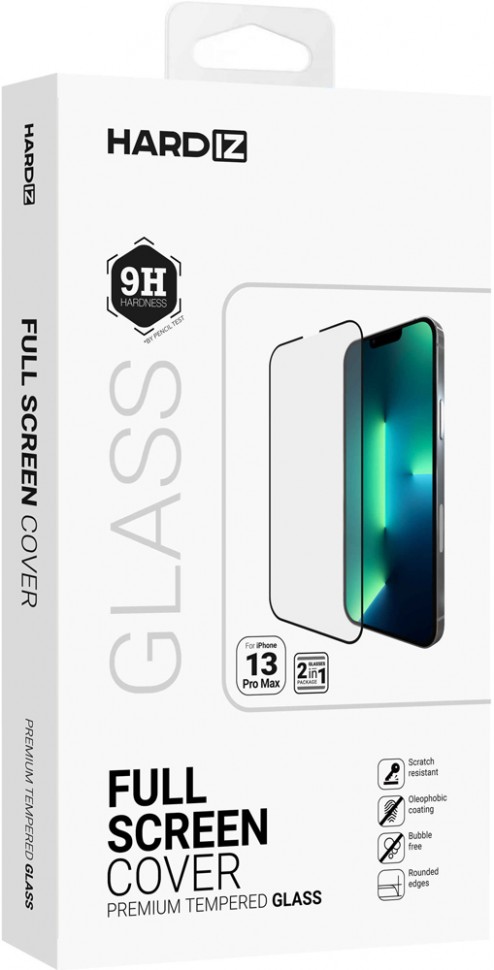 Стекло защитное Hardiz iPhone 13 pro max 2-in-1 Easy App черная рамка Стекло защитное Hardiz iPhone 13 pro max 2-in-1 Easy App черная рамка