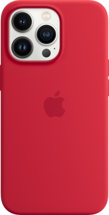 Клип-кейс Apple MagSafe iPhone 13 Pro силиконовый (PRODUCT)RED (MM2L3ZE/A)