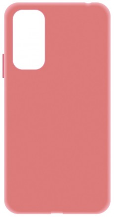 Клип-кейс LuxCase Poco M3 Pro персиковый