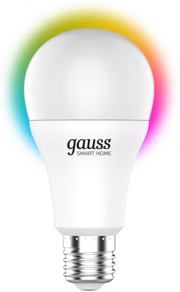 Умная лампочка Gauss 10 Вт A60 Е27 RGBW White