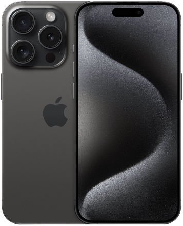 Смартфон Apple iPhone 15 Pro 256Gb eSIM + SIM Черный титан