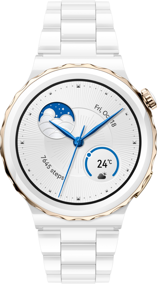 Часы HUAWEI Watch GT 3 Pro керамический ремешок Белые (Frg-B19T) Часы HUAWEI Watch GT 3 Pro керамический ремешок Белые (Frg-B19T)