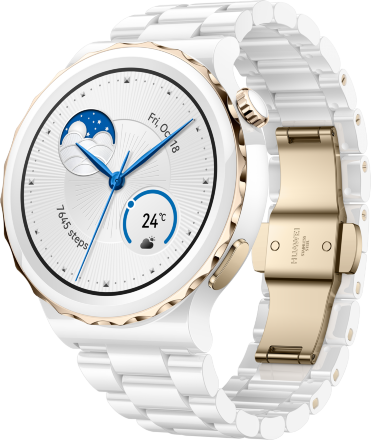 Часы HUAWEI Watch GT 3 Pro керамический ремешок Белые (Frg-B19T)