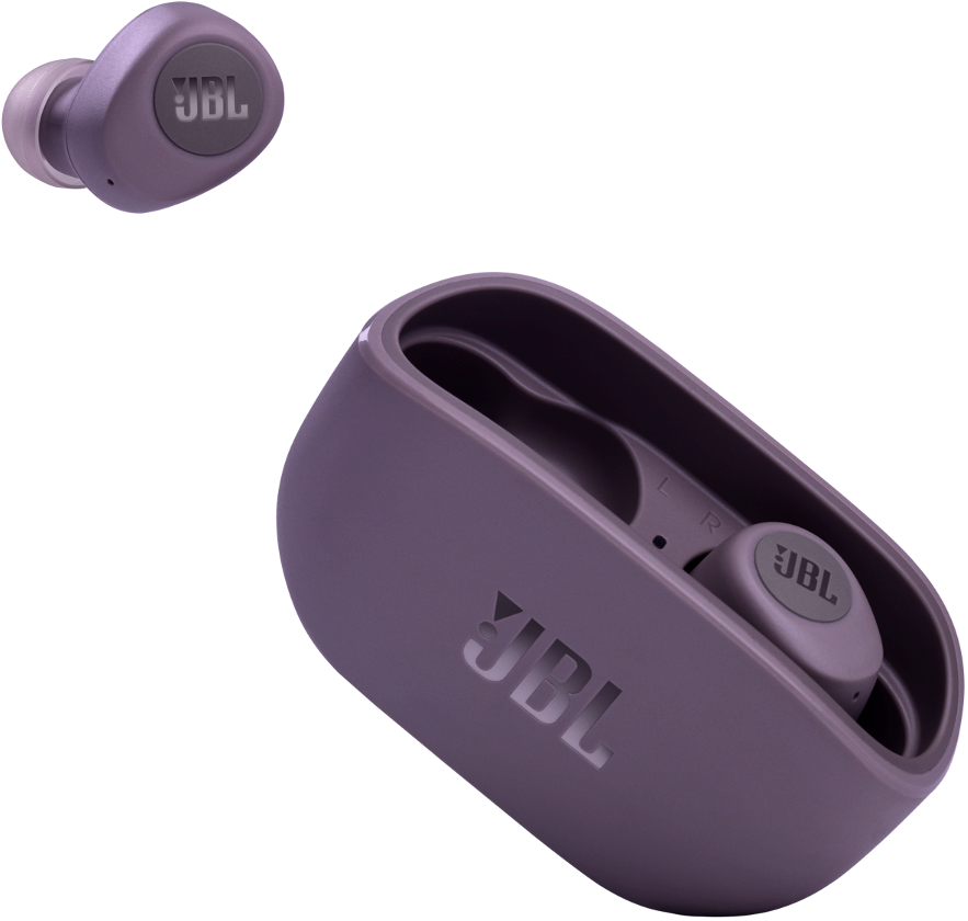 Беспроводные наушники с микрофоном JBL Wave 100 TWS Purple Беспроводные наушники с микрофоном JBL Wave 100 TWS Purple