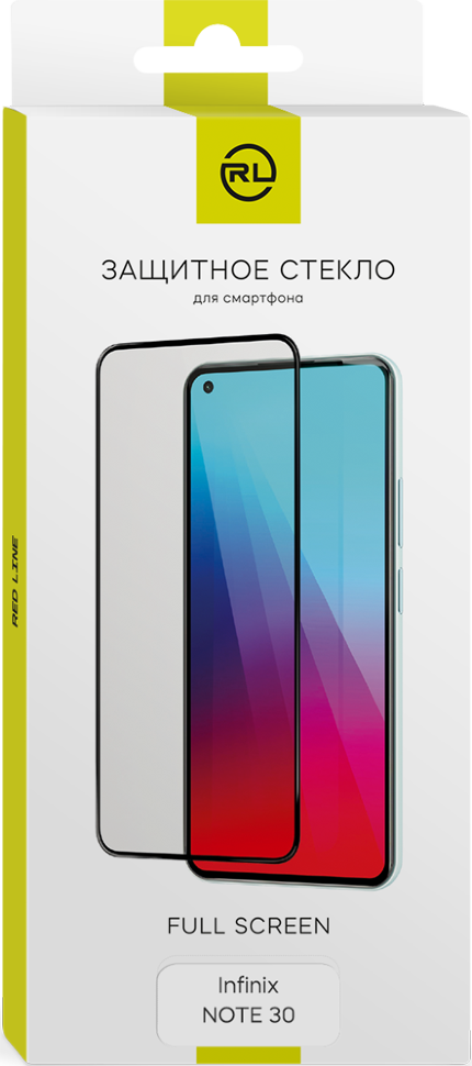 Стекло защитное RedLine для Infinix NOTE 30 Черная рамка Стекло защитное RedLine для Infinix NOTE 30 Черная рамка