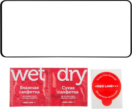 Стекло защитное RedLine для Infinix NOTE 30 Черная рамка