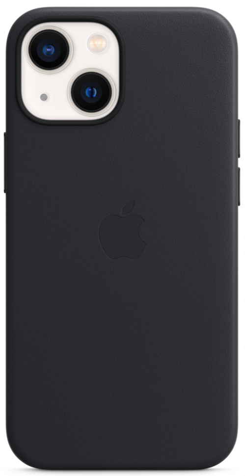 Клип-кейс Apple iPhone 13 mini MagSafe кожаный Темная ночь (MM0M3ZE/A)