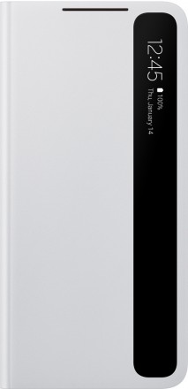 Чехол-книжка Samsung Galaxy S21 Plus Smart Clear View Cover Light Grey (EF-ZG996CJEGRU)