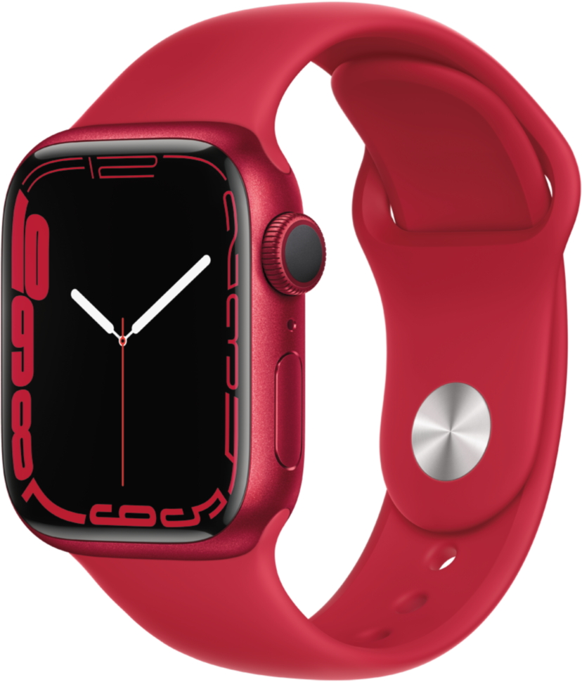 Часы Apple Watch Series 7 GPS 41мм корпус из алюминия красный + ремешок Красный (MKN23RU/A) Часы Apple Watch Series 7 GPS 41мм корпус из алюминия красный + ремешок Красный (MKN23RU/A)