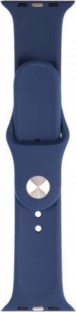 Ремешок для умных часов RedLine Apple Watch 38/40мм силиконовый Blue