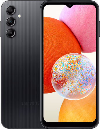 Смартфон Samsung Galaxy A14 6/128Gb Черный (SM-A145)