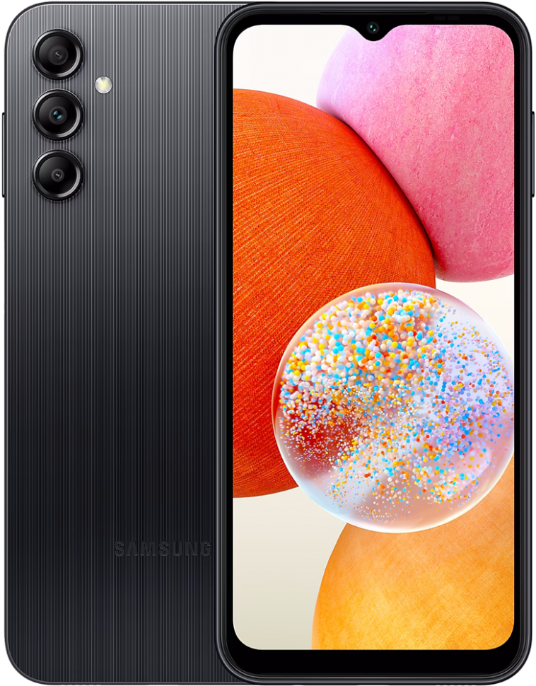 Смартфон Samsung Galaxy A14 6/128Gb Черный (SM-A145)