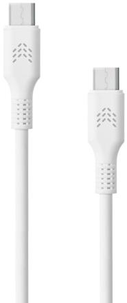 СЗУ Rocket Step Combo USB-C 25W+USB-C-USB-C Белое