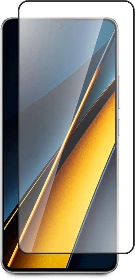 Стекло защитное для Xiaomi Redmi Note 13 Pro Черная рамка