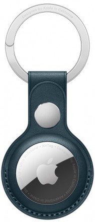 Брелок Apple для AirTag Leather Key Ring Балтийский синий (MHJ23ZM/A)