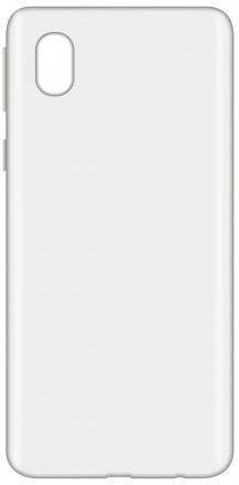 Клип-кейс LuxCase Samsung Galaxy A01 Core силикон прозрачный