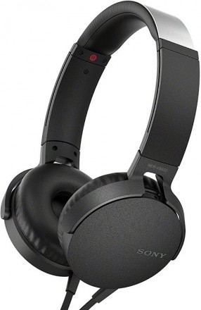 Наушники с микрофоном Sony MDR-XB550APB Black