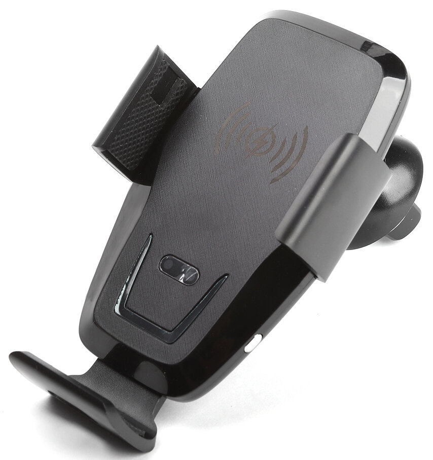 Держатель автомобильный LP сенсорный с функцией беспроводной зарядки Black