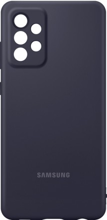 Клип-кейс Samsung Galaxy A72 Silicone Cover Black (EF-PA725TBEGRU)